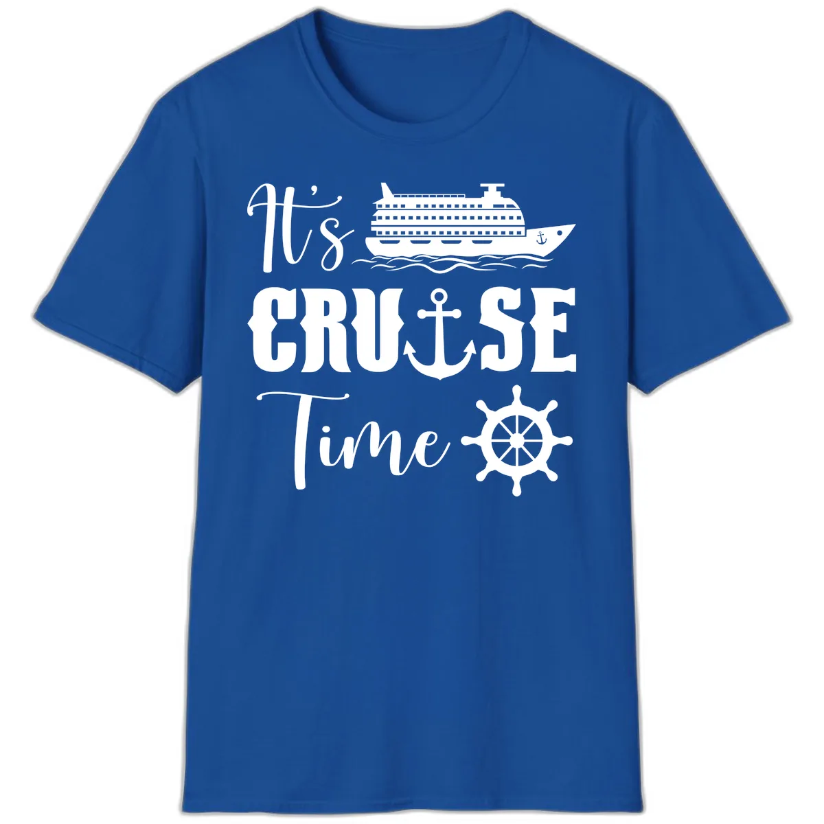 It's Cruise Time T-Shirt in Royal