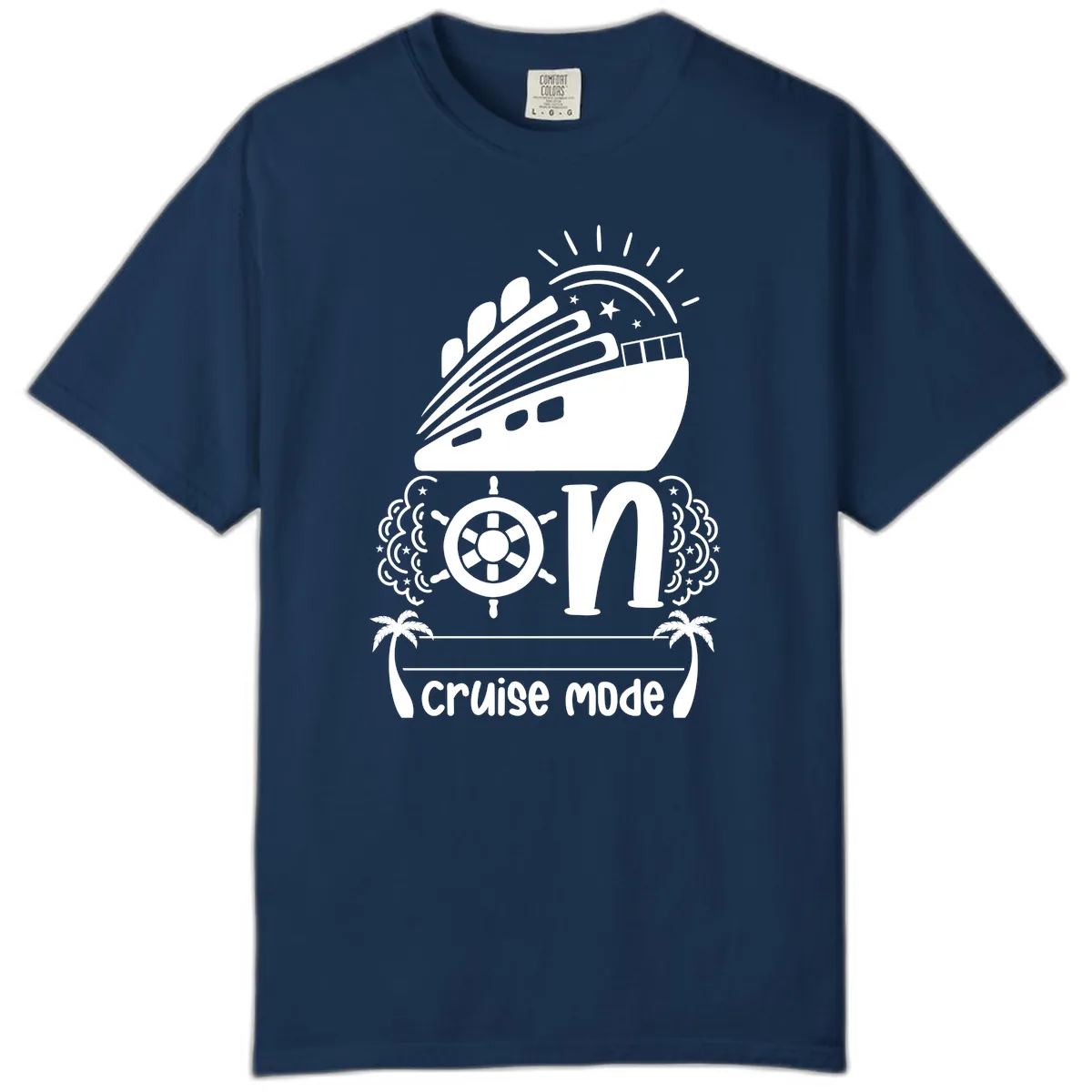 Cruise Mode On Comfort Color in Navy