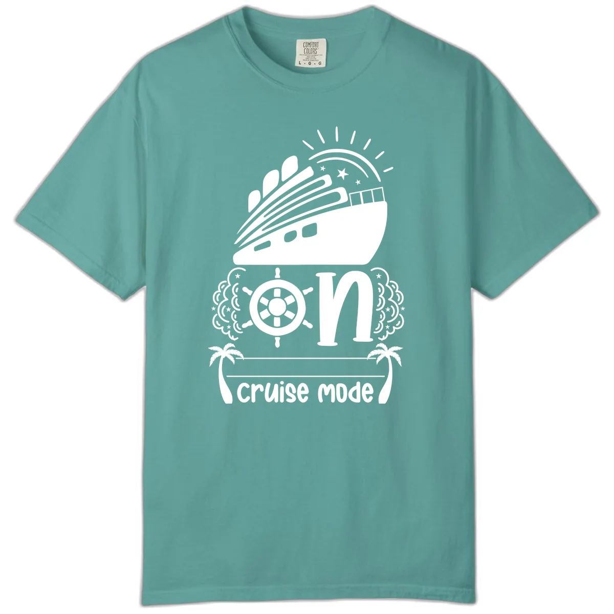 Cruise Mode On Comfort Color in Seafoam