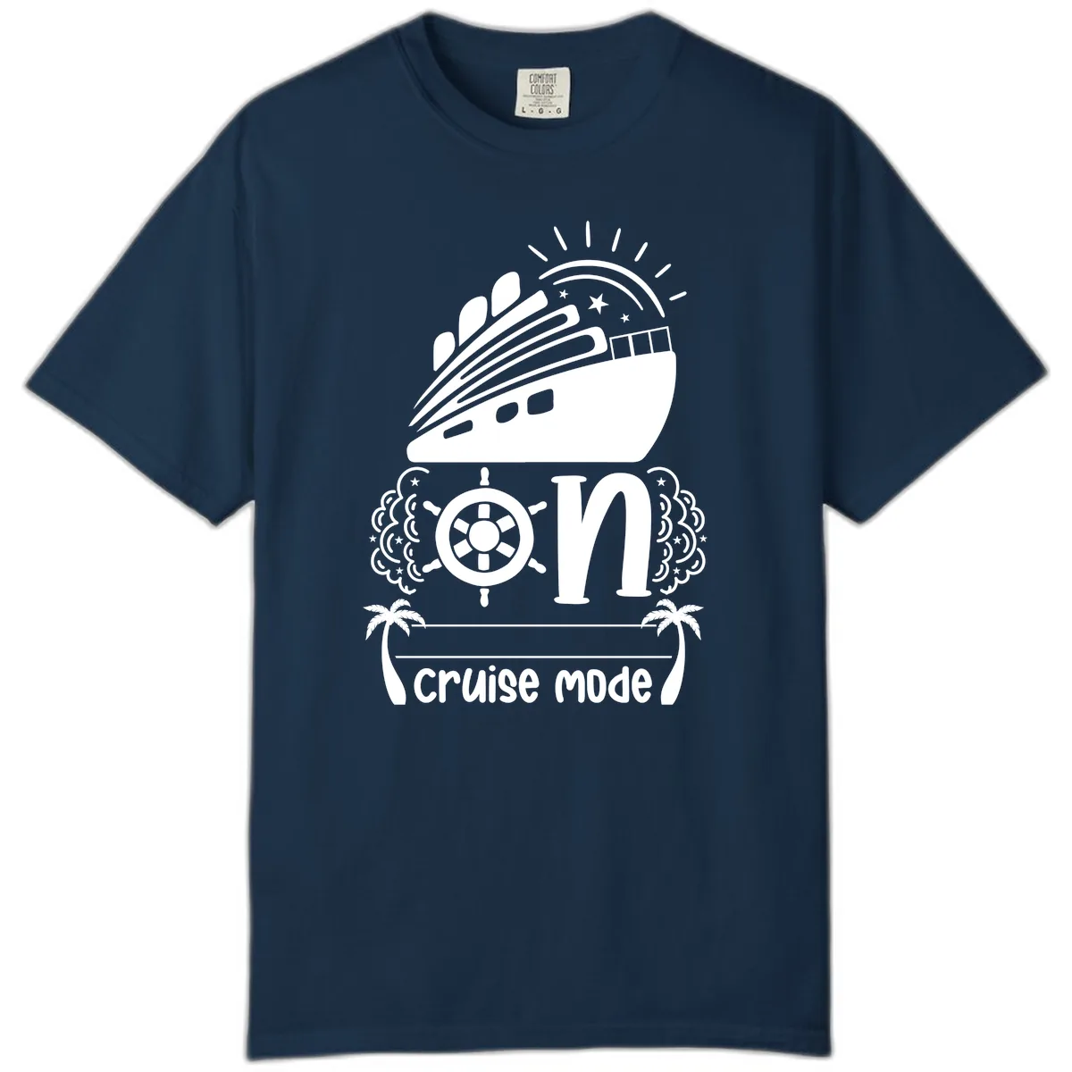 Cruise Mode On Comfort Color in True Navy
