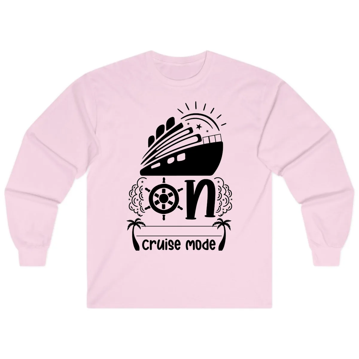 Cruise Mode On Long Sleeve in Light Pink