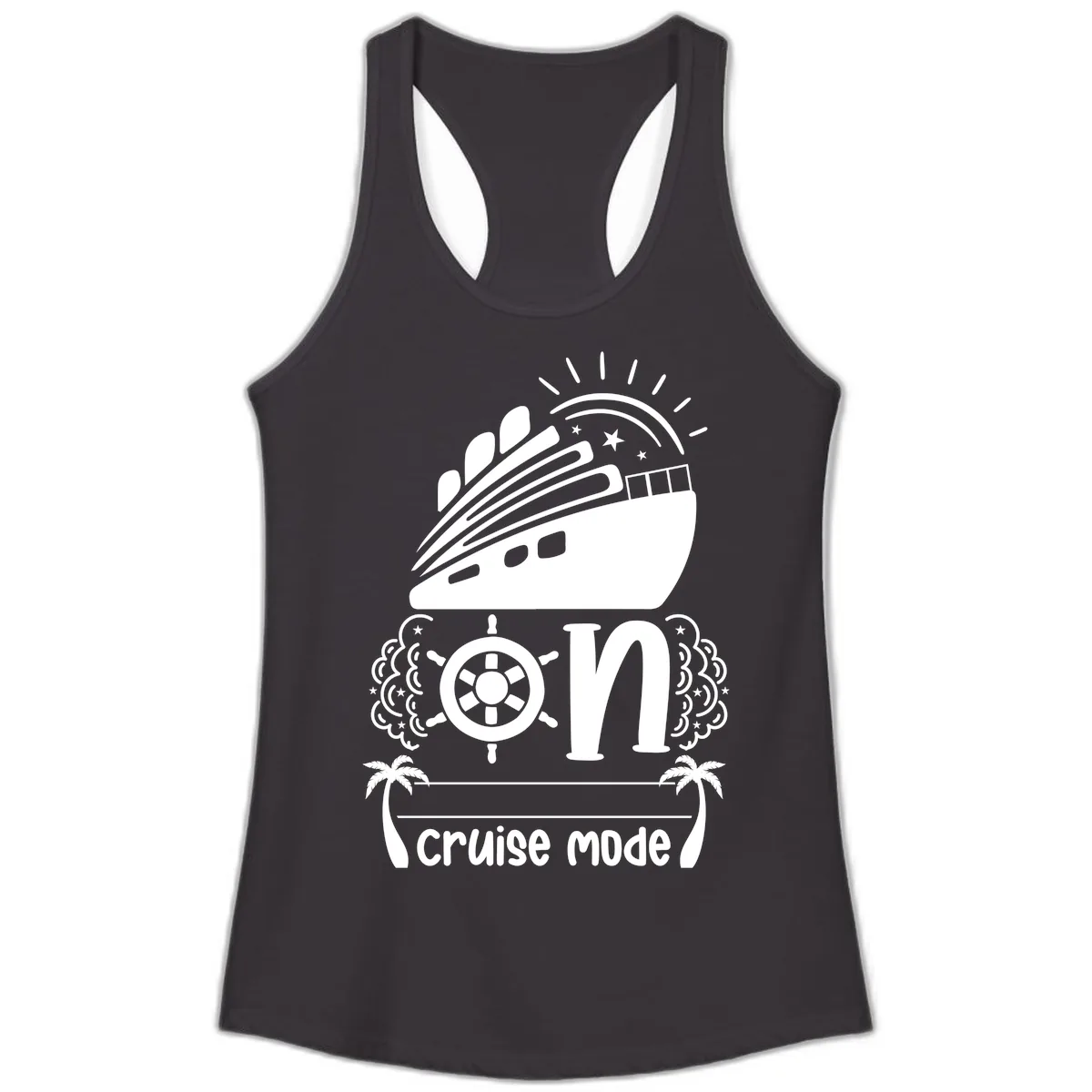 Cruise Mode On Ladies Tank in Black