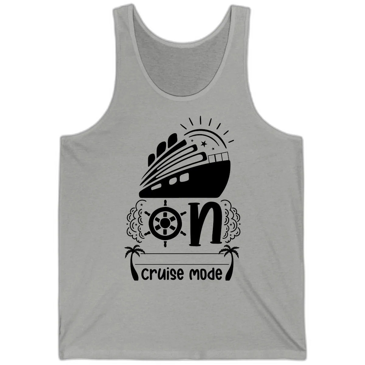 Cruise Mode On Tank in Athletic Heather
