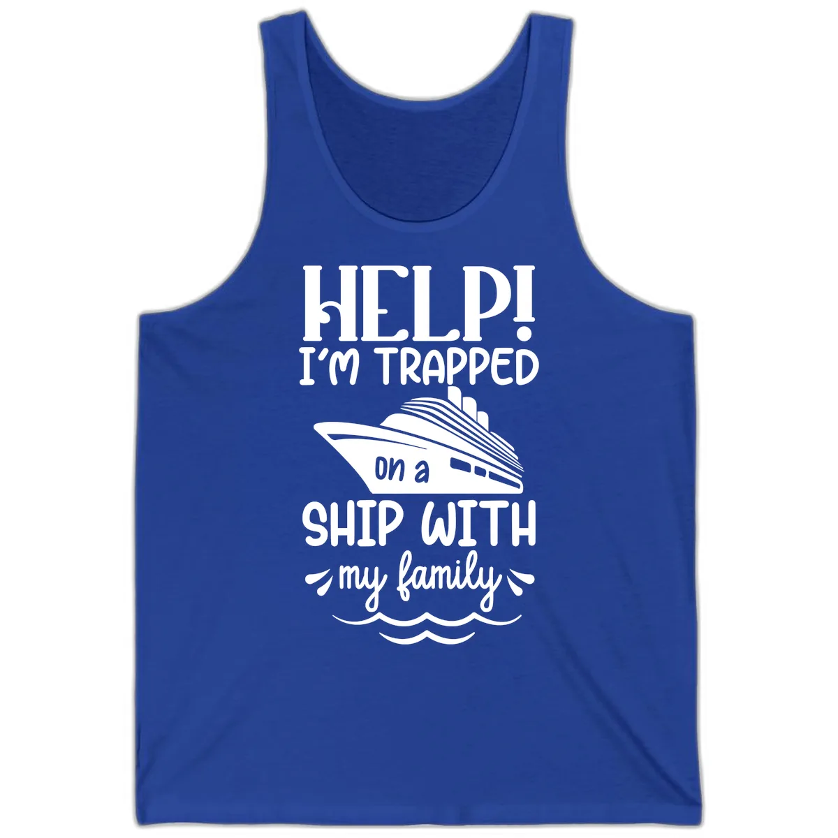 Trapped On A Ship With My Family Tank in True Royal