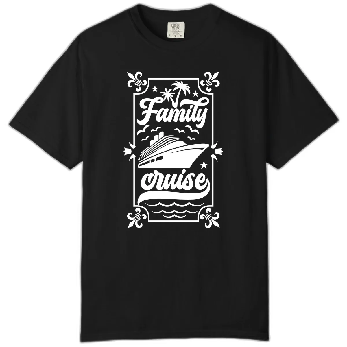 Family Cruise Getaway Comfort Color in Black