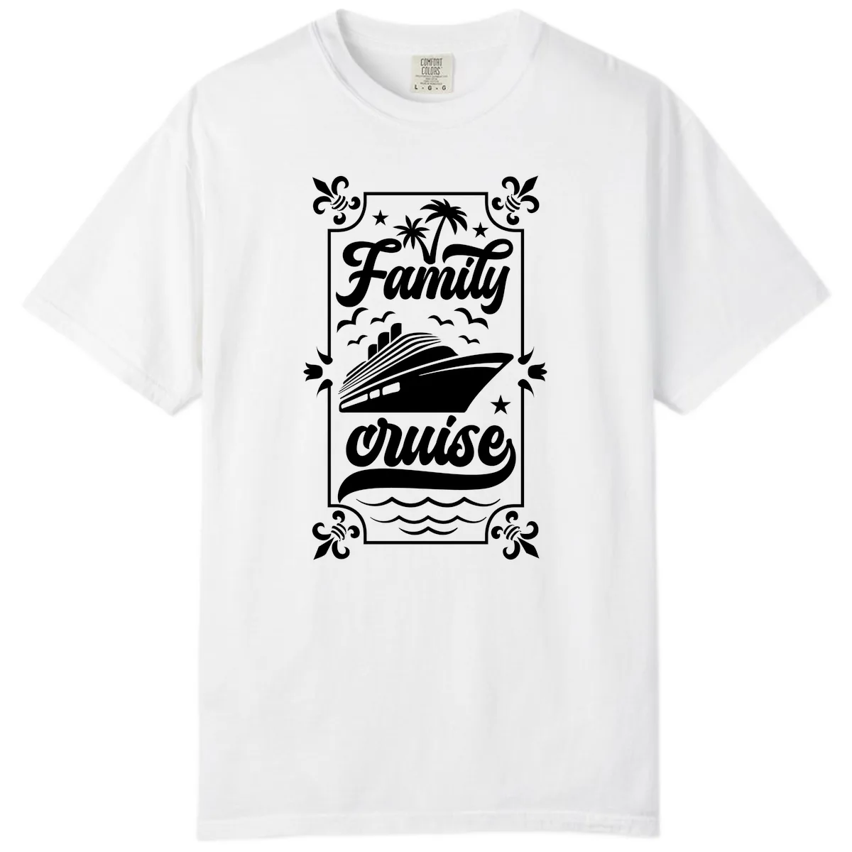 Family Cruise Getaway Comfort Color in White