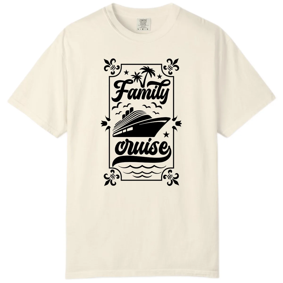 Family Cruise Getaway Comfort Color in Ivory