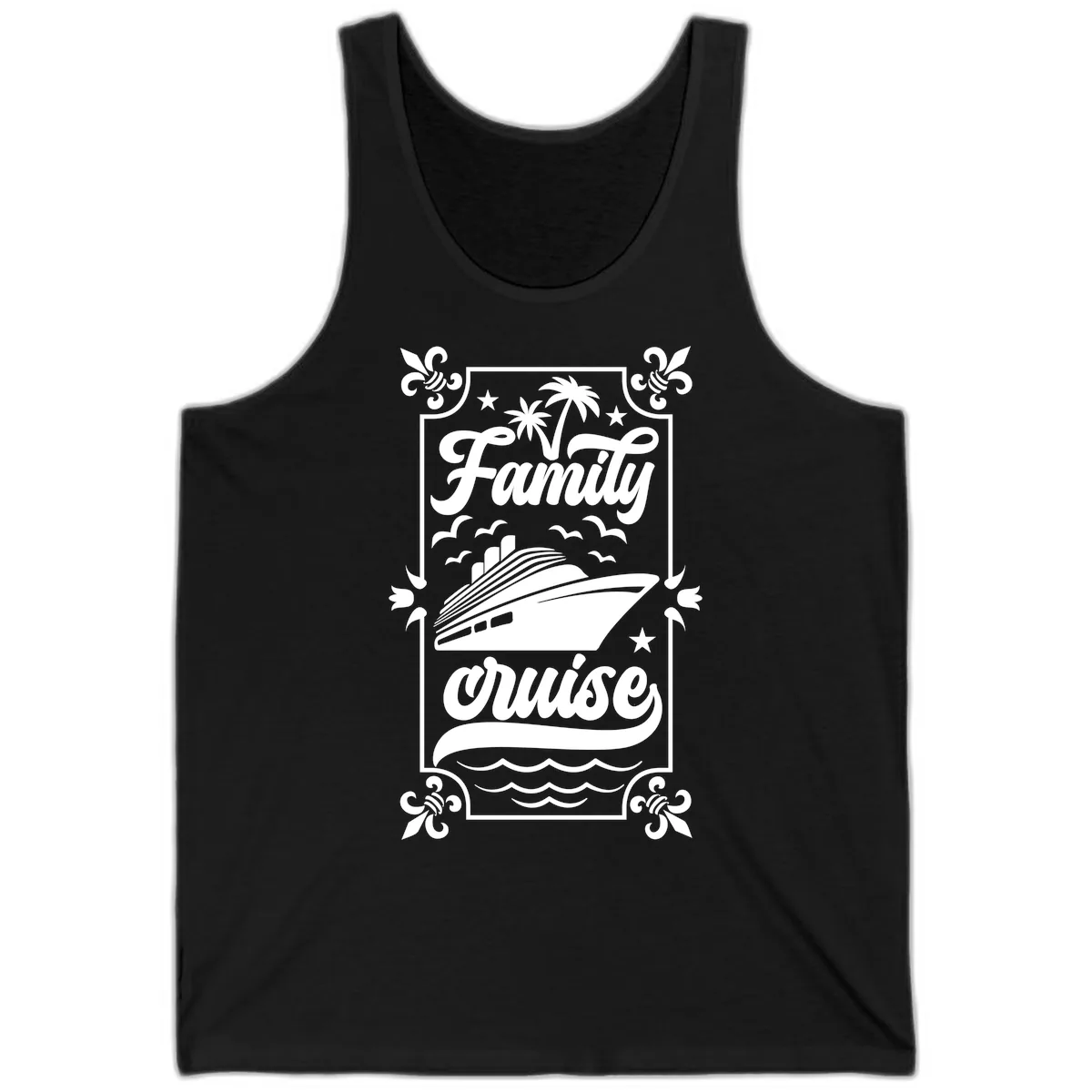 Family Cruise Getaway Tank in Black