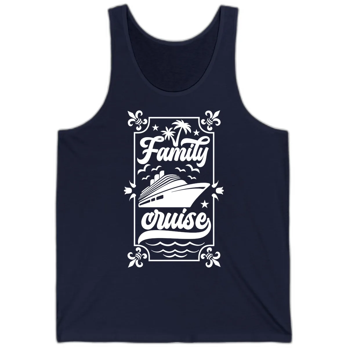 Family Cruise Getaway Tank in Navy