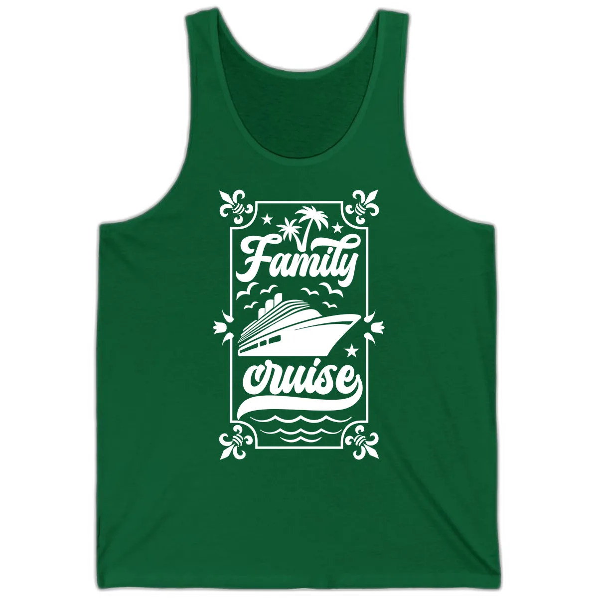 Family Cruise Getaway Tank in Kelly