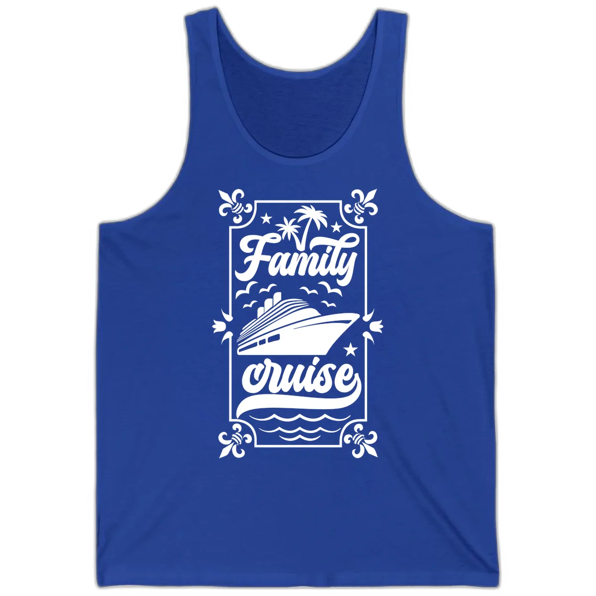 Family Cruise Getaway Tank in True Royal