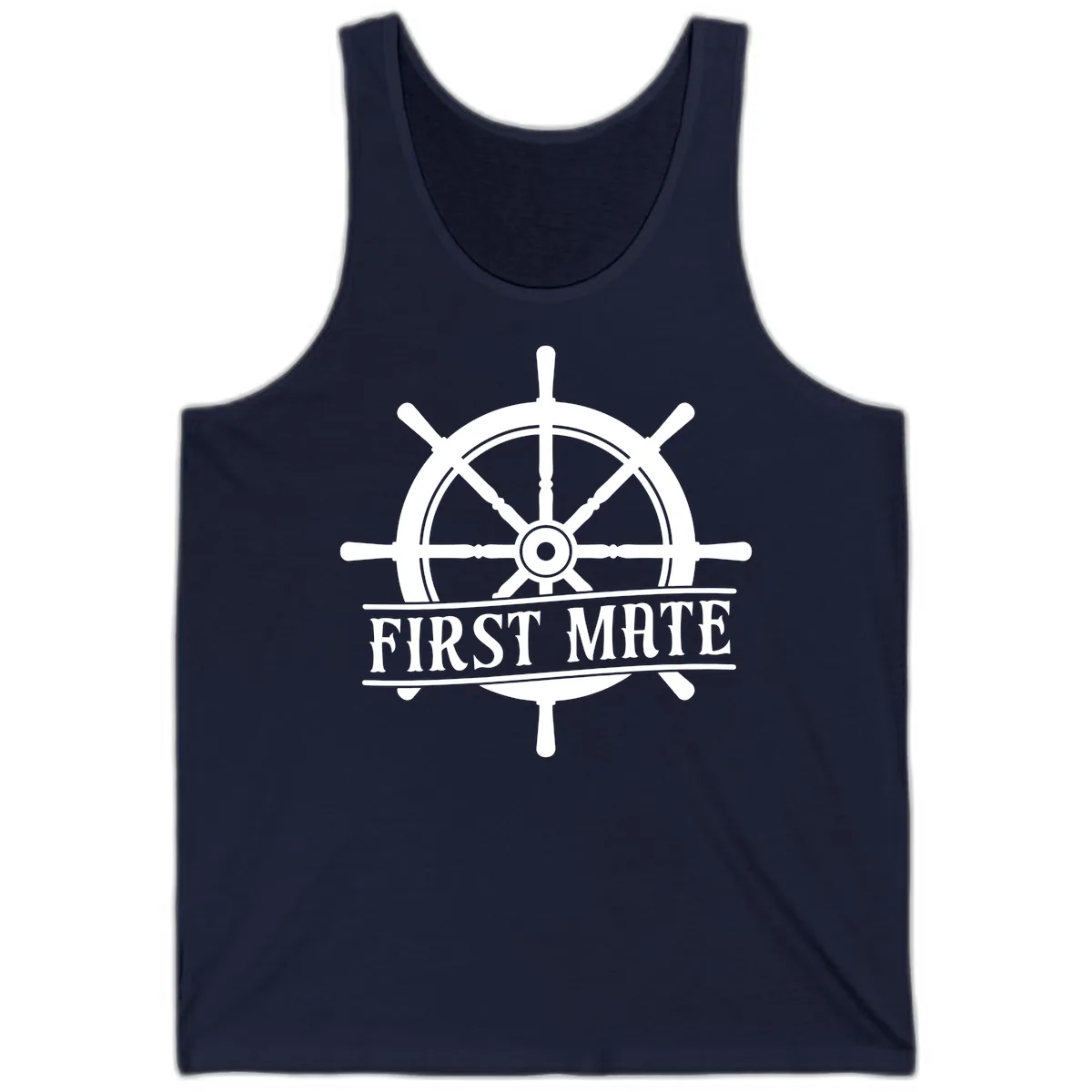 First Mate Ship's Wheel Tank in Navy