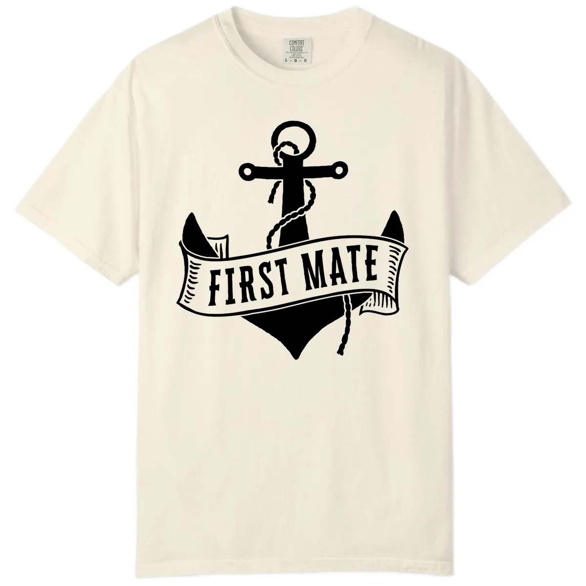 First Mate Anchor Nautical Comfort Color in Ivory