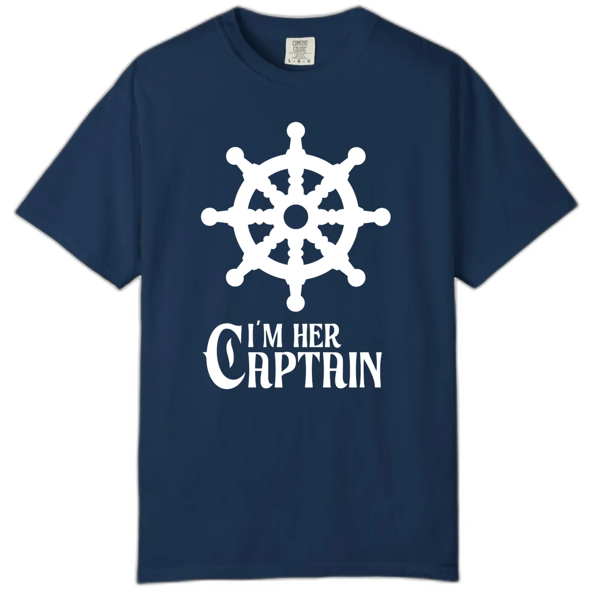 I'm Her Captain Comfort Color in Navy