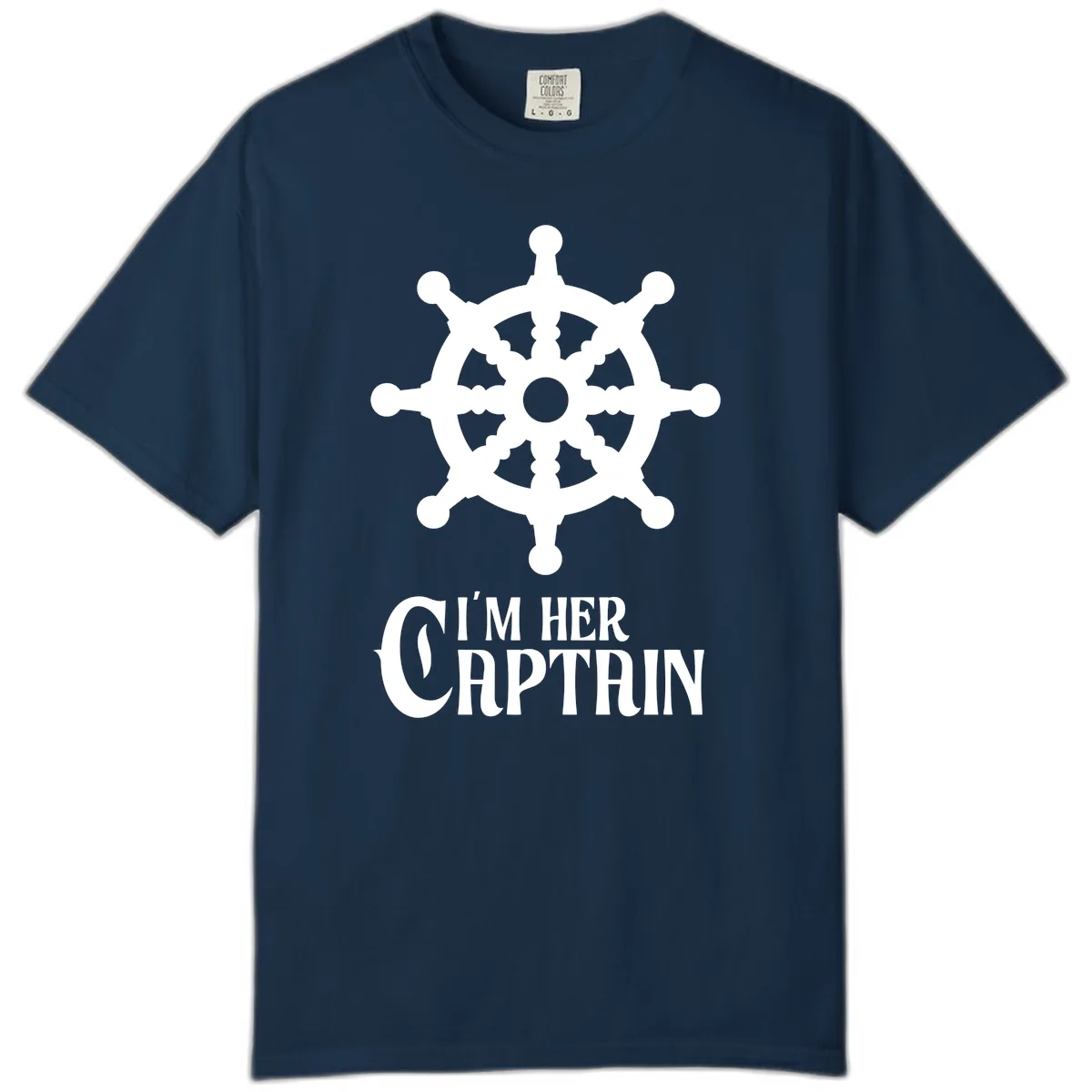 I'm Her Captain Comfort Color in True Navy
