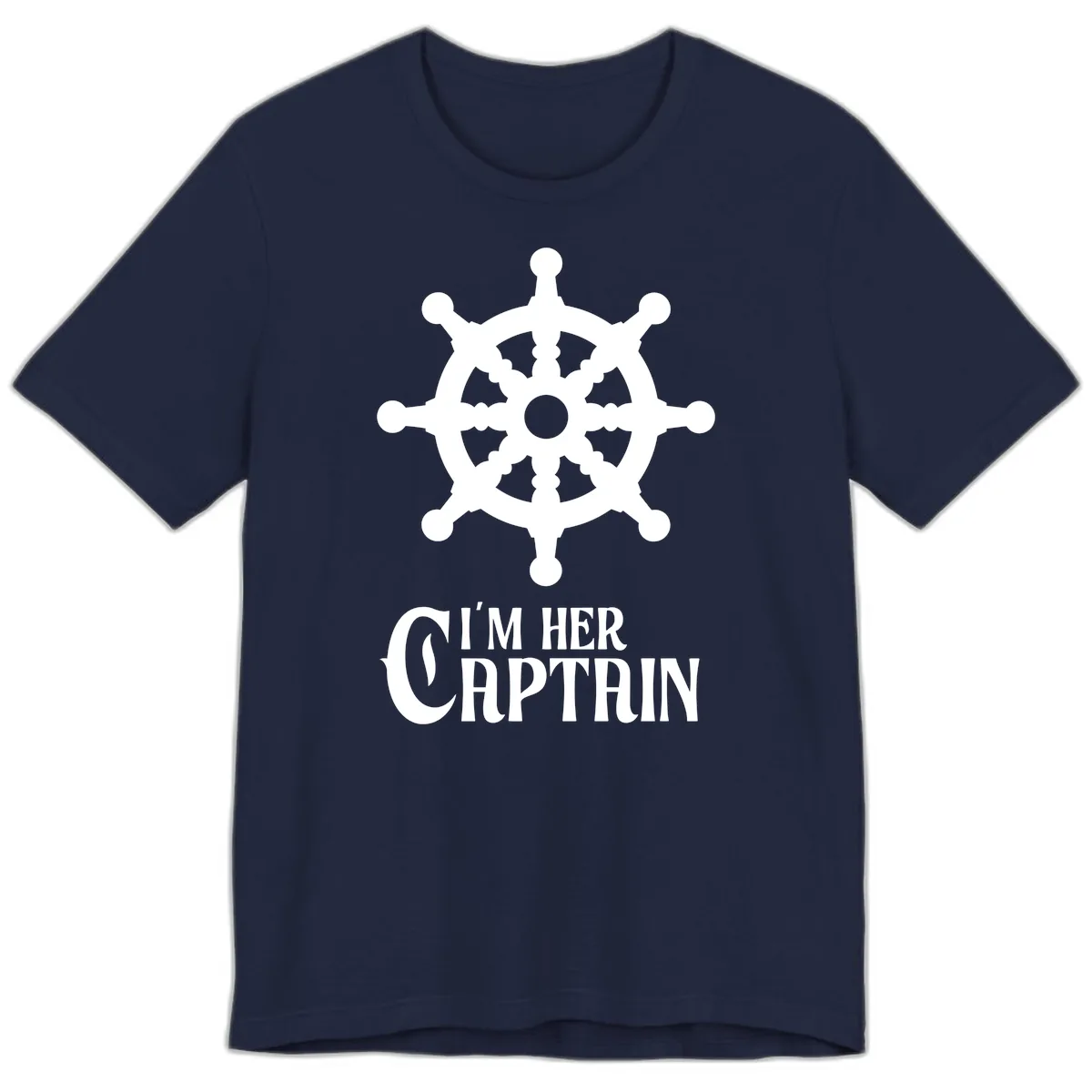 I'm Her Captain Premium T-Shirt in Navy
