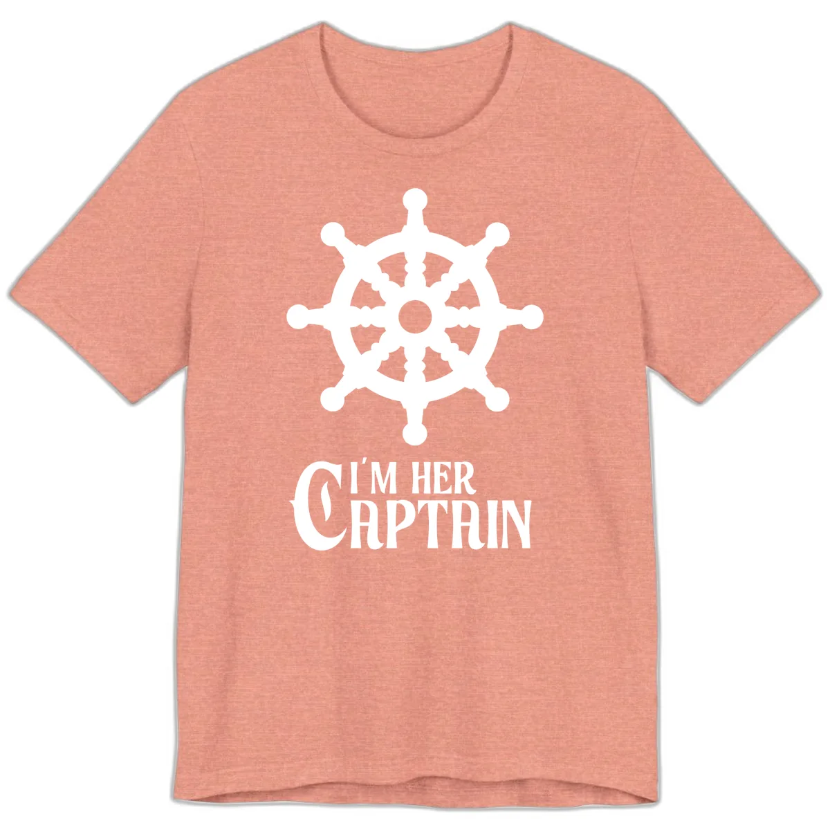 I'm Her Captain Premium T-Shirt in Heather Sunset