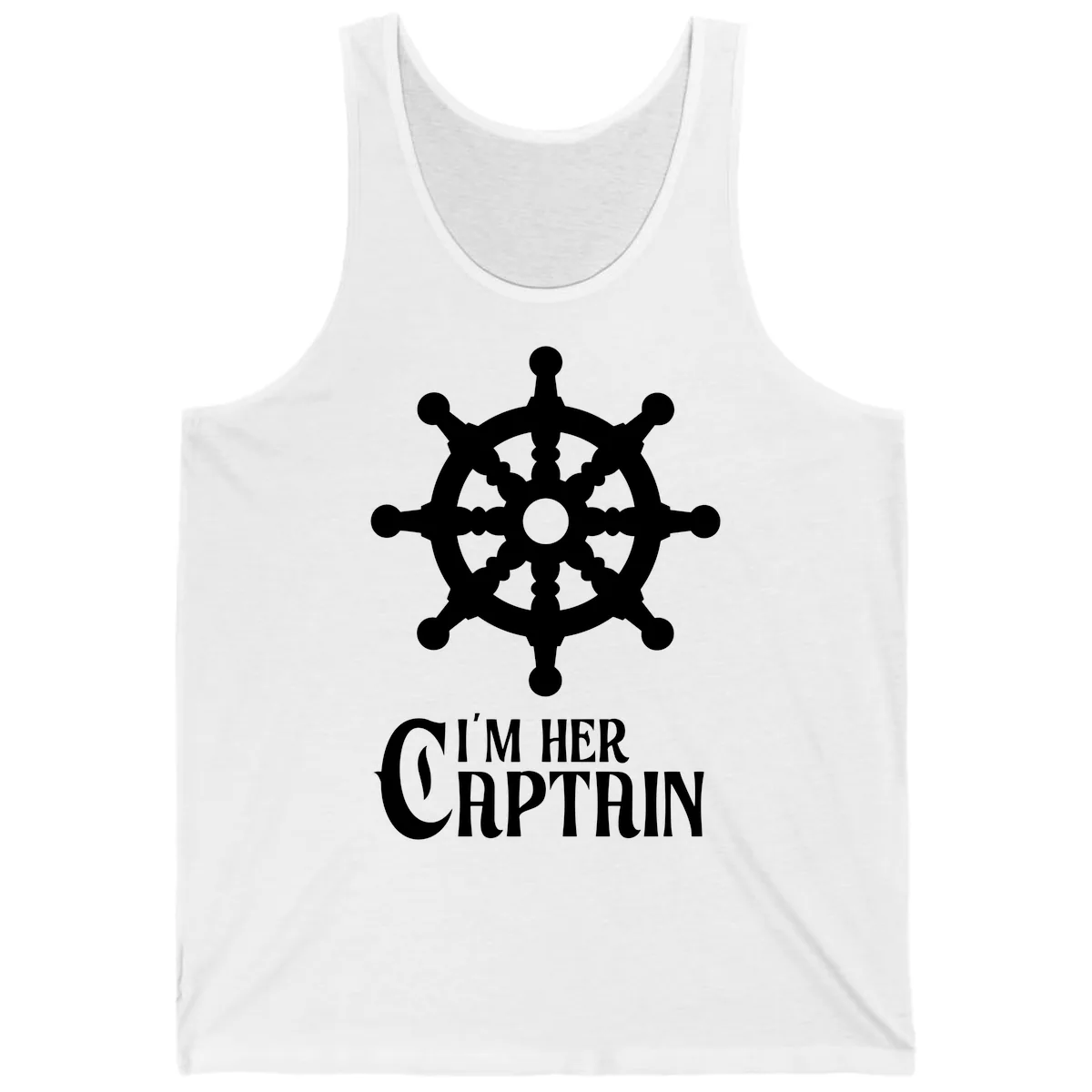 I'm Her Captain Tank in White