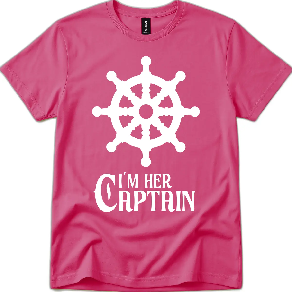 I'm Her Captain T-Shirt in Heliconia