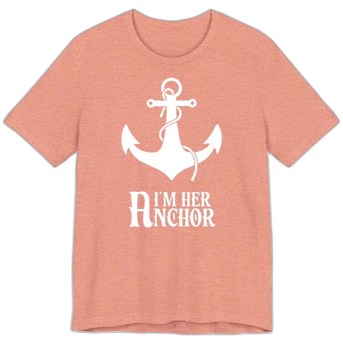 I'm Her Anchor Premium T-Shirt in Heather Sunset