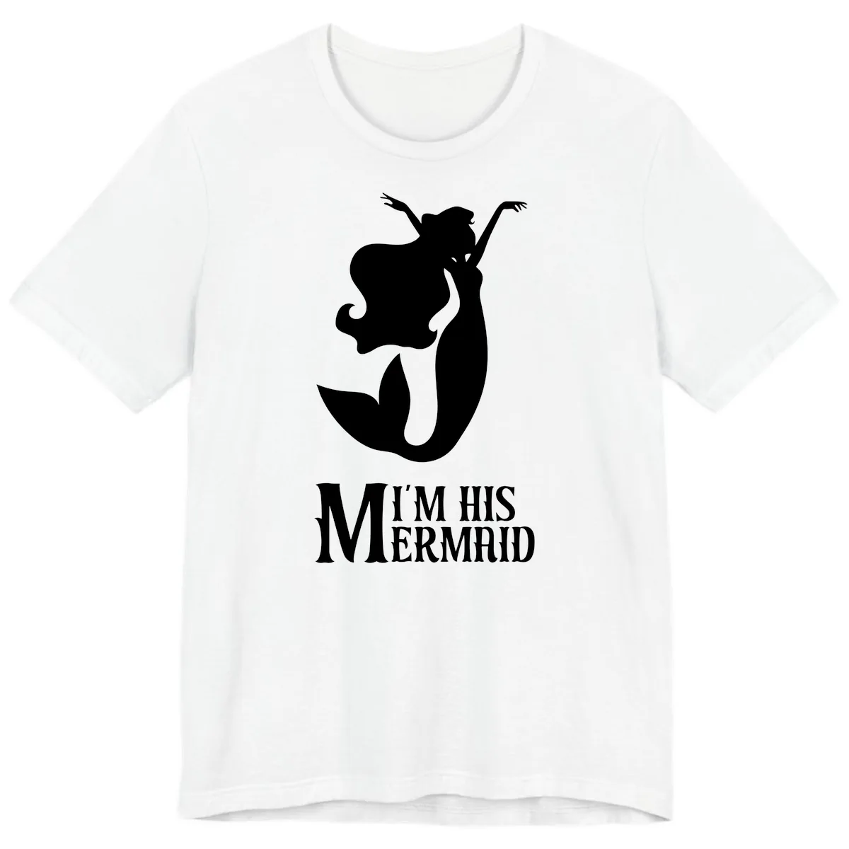 I'm His Mermaid Premium T-Shirt in White