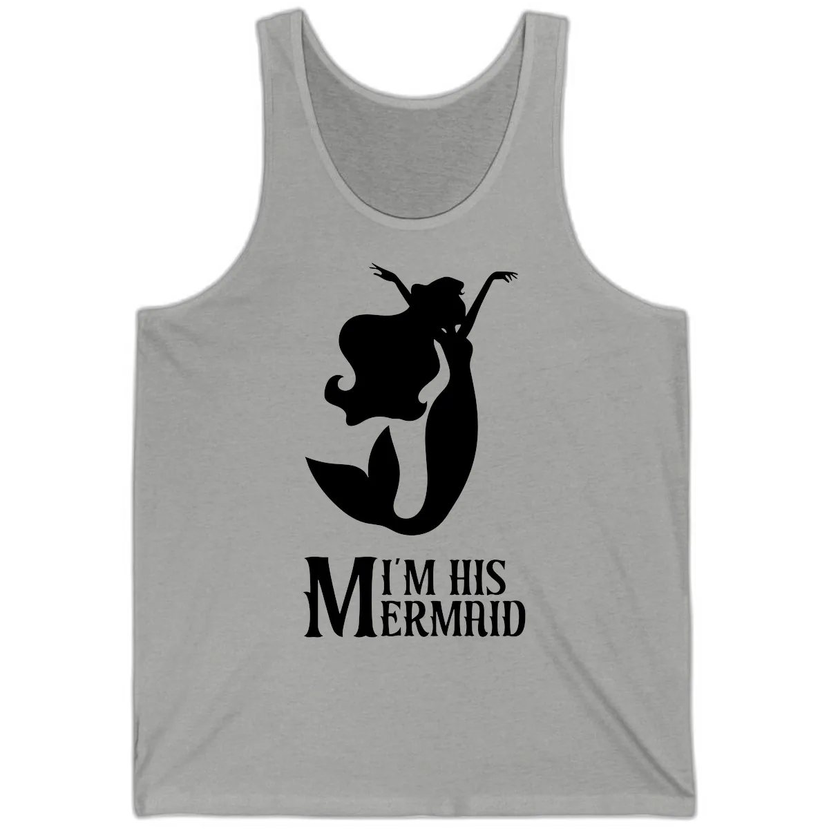 I'm His Mermaid Tank in Athletic Heather