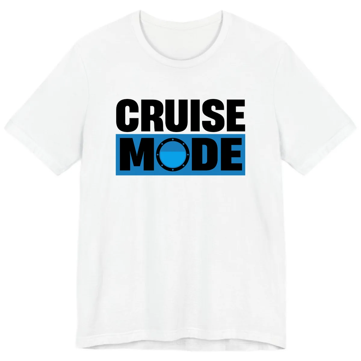 Cruise Mode Porthole Premium T-Shirt in White