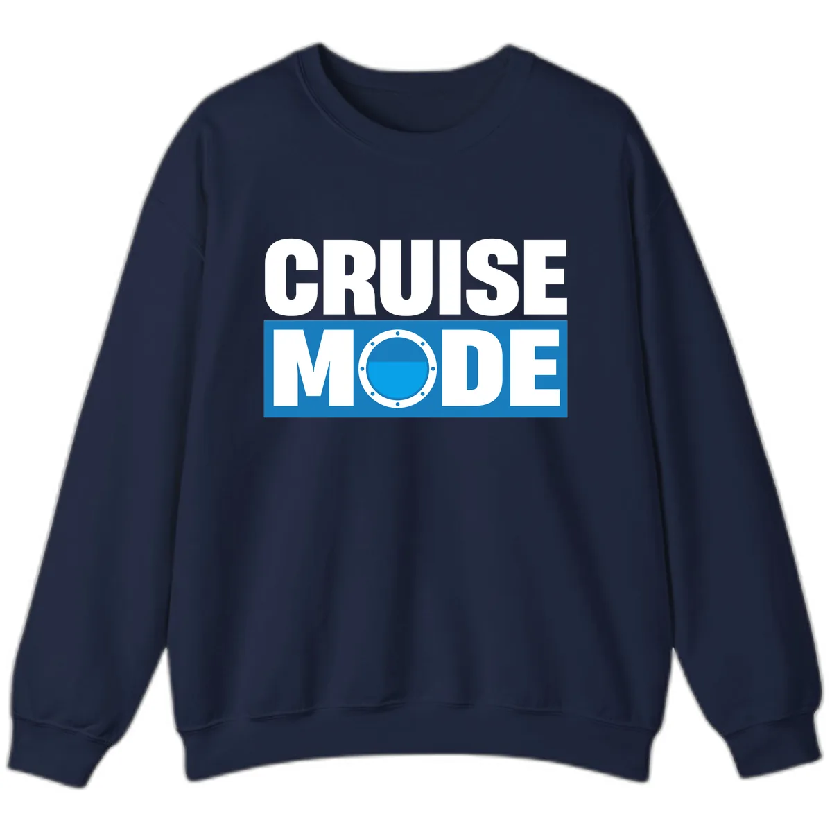 Cruise Mode Porthole Sweatshirt in Navy