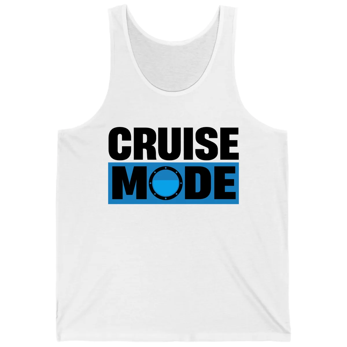 Cruise Mode Porthole Tank in White