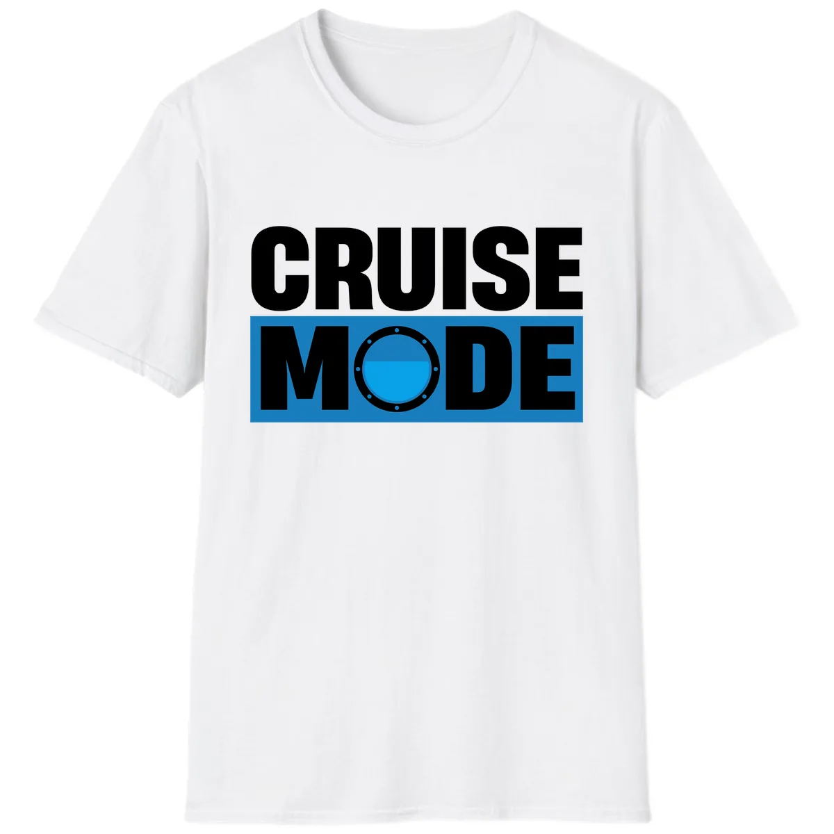 Cruise Mode Porthole T-Shirt in White