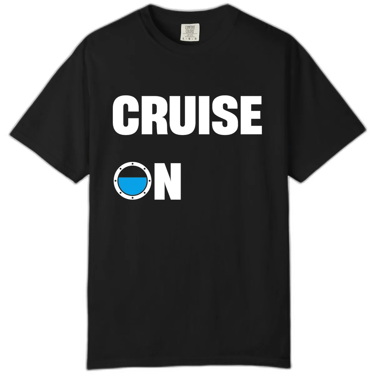 Cruise On Porthole Comfort Color in Black