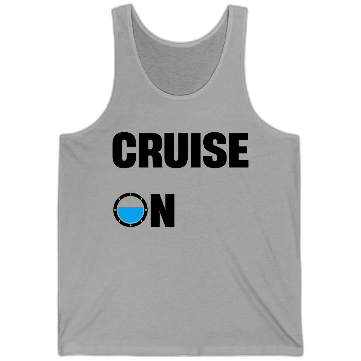Cruise On Porthole Tank in Athletic Heather