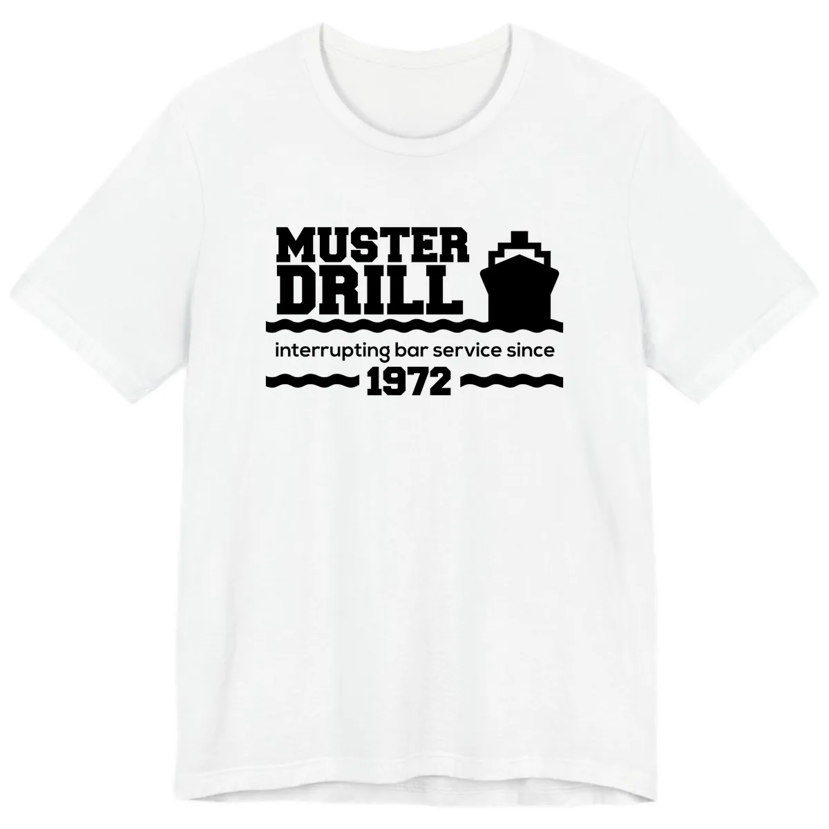 Muster Drill Interrupting Bar Service Since 1972 Premium T-Shirt in White