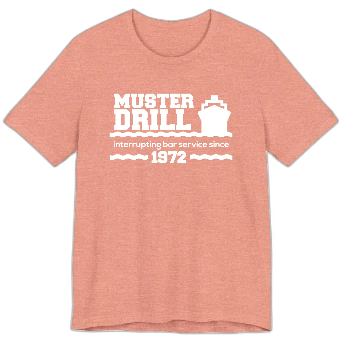 Muster Drill Interrupting Bar Service Since 1972 Premium T-Shirt in Heather Sunset