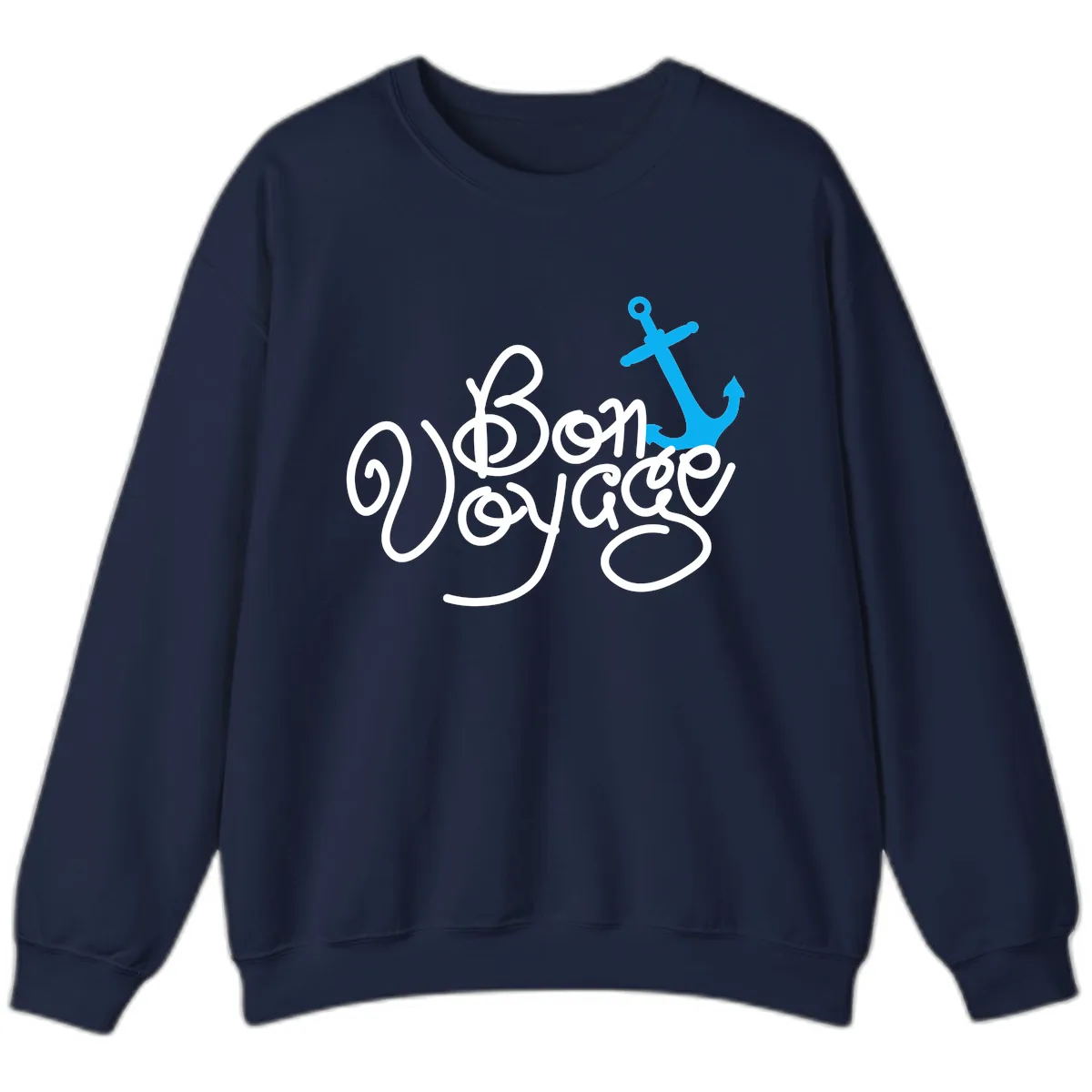 On Board Voyage Anchor Sweatshirt in Navy