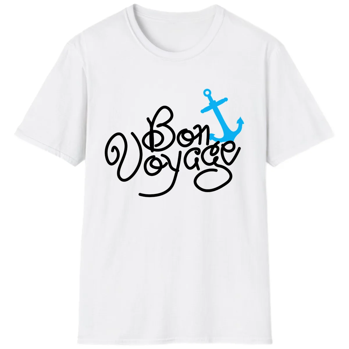 On Board Voyage Anchor T-Shirt in White