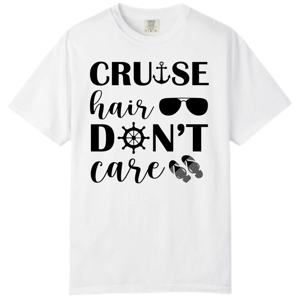 Cruise Hair Don't Care Comfort Color in White