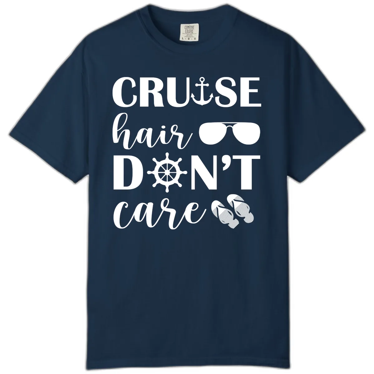Cruise Hair Don't Care Comfort Color in True Navy