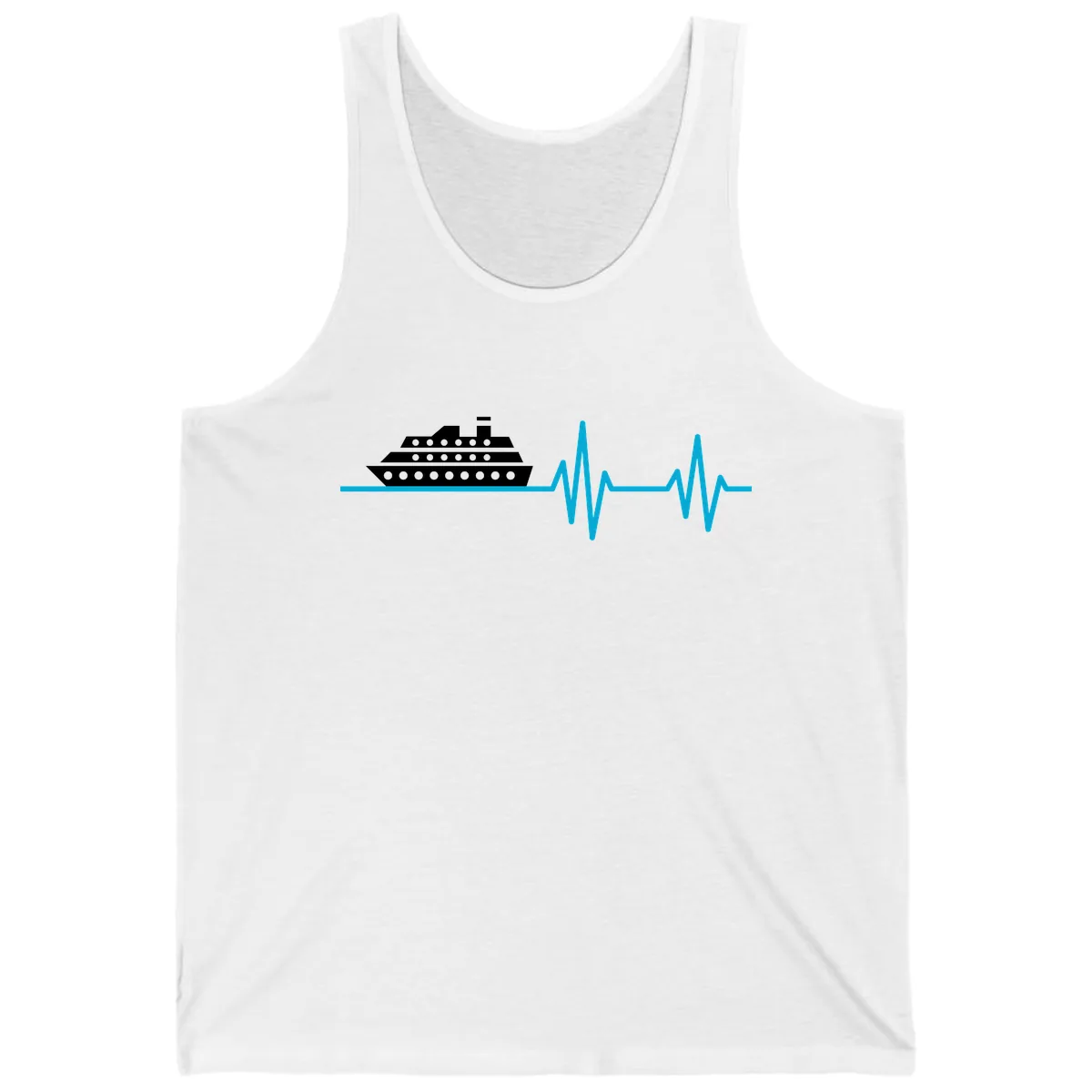 Cruise Ship Heartbeat Tank in White