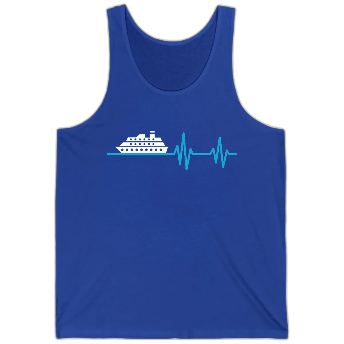 Cruise Ship Heartbeat Tank in True Royal