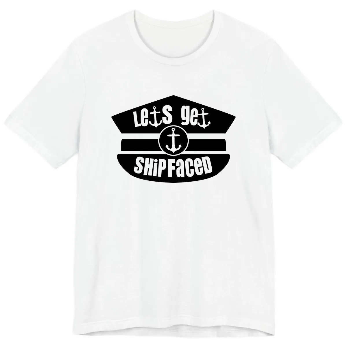 Let's Get Shipfaced Premium T-Shirt in White