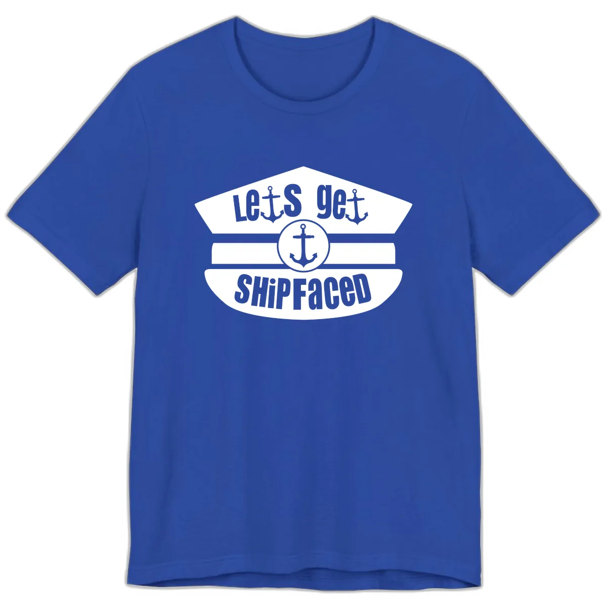 Let's Get Shipfaced Premium T-Shirt in True Royal