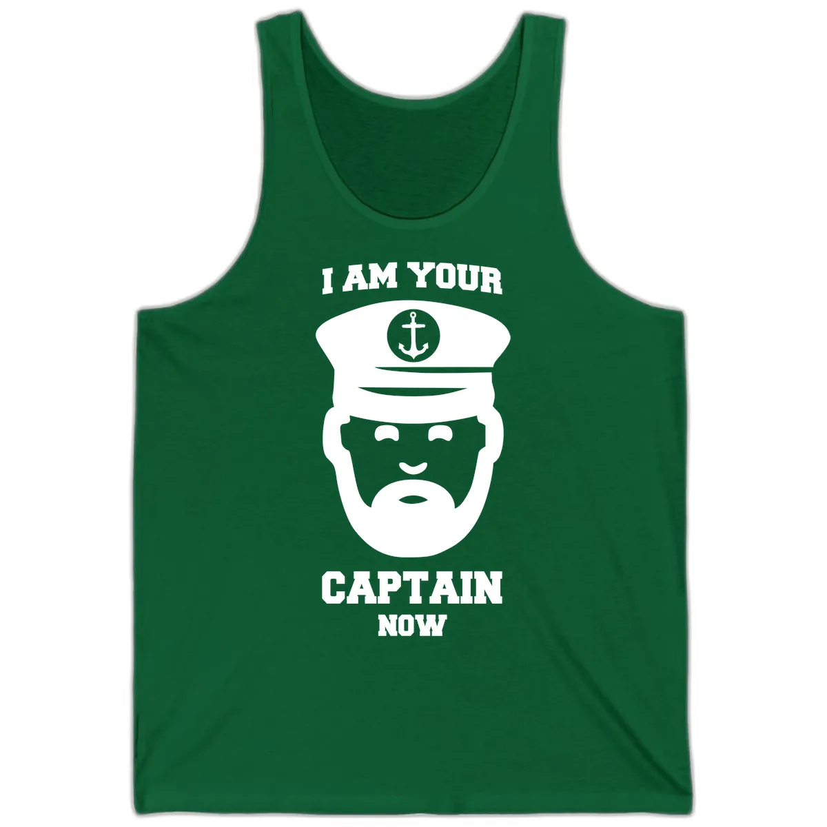 I Am Your Captain Now Tank in Kelly