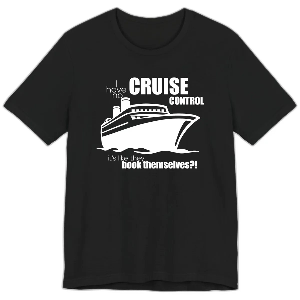 No Cruise Control Premium T-Shirt in Black