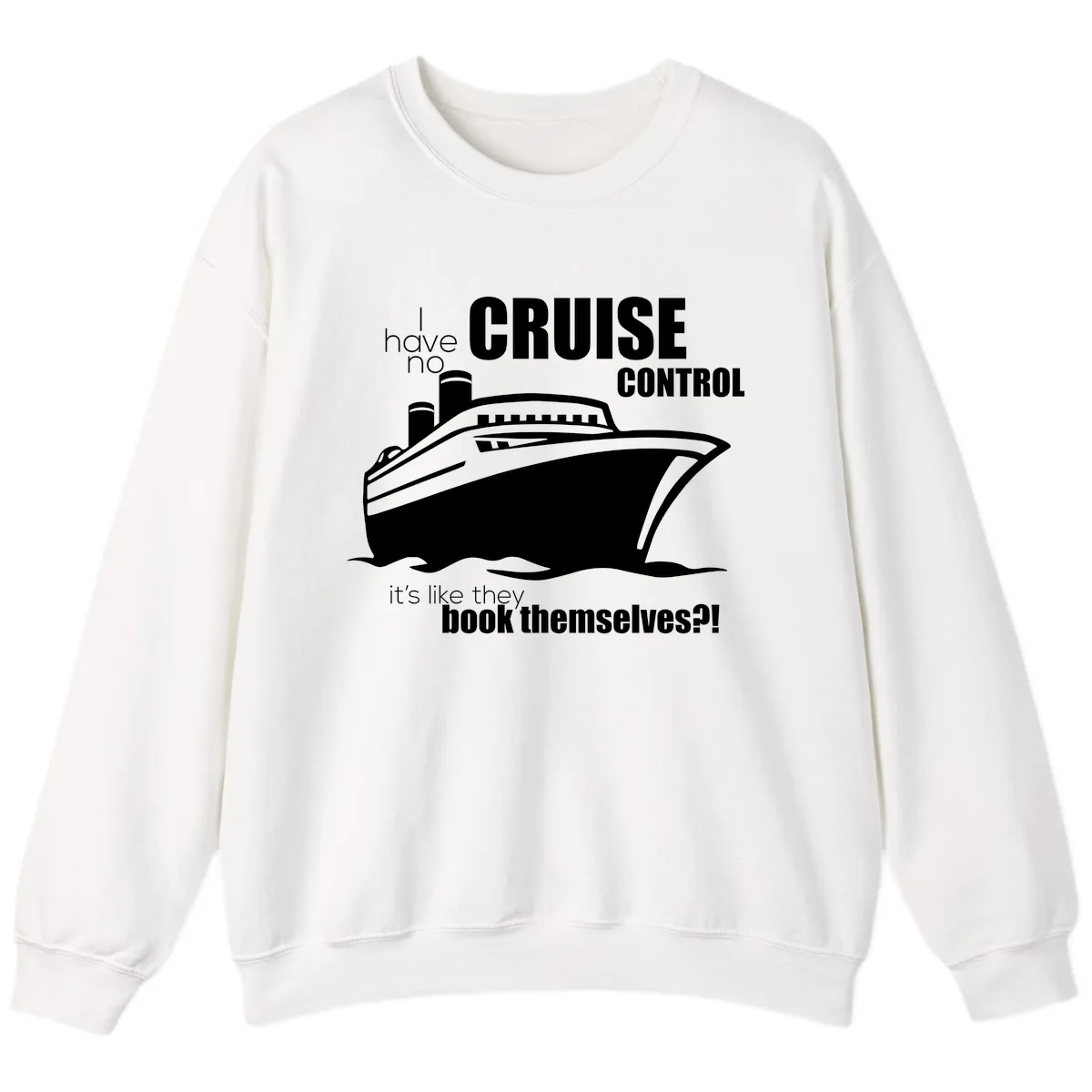 No Cruise Control Sweatshirt in White