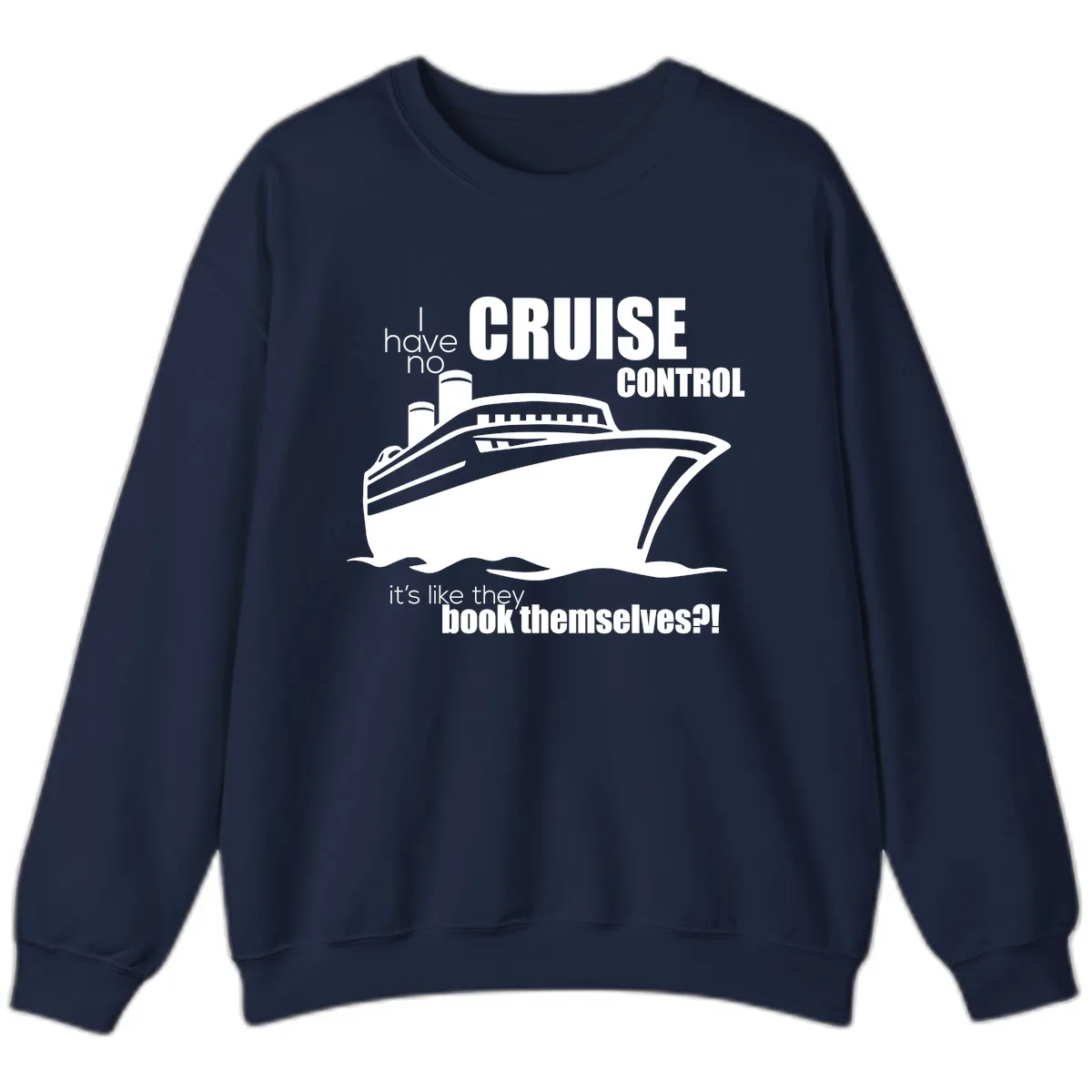 No Cruise Control Sweatshirt in Navy