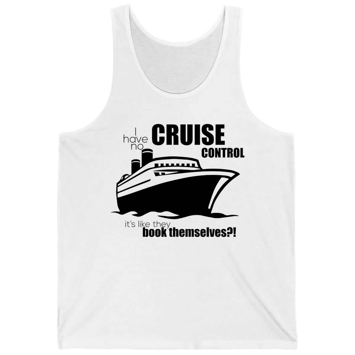 No Cruise Control Tank in White