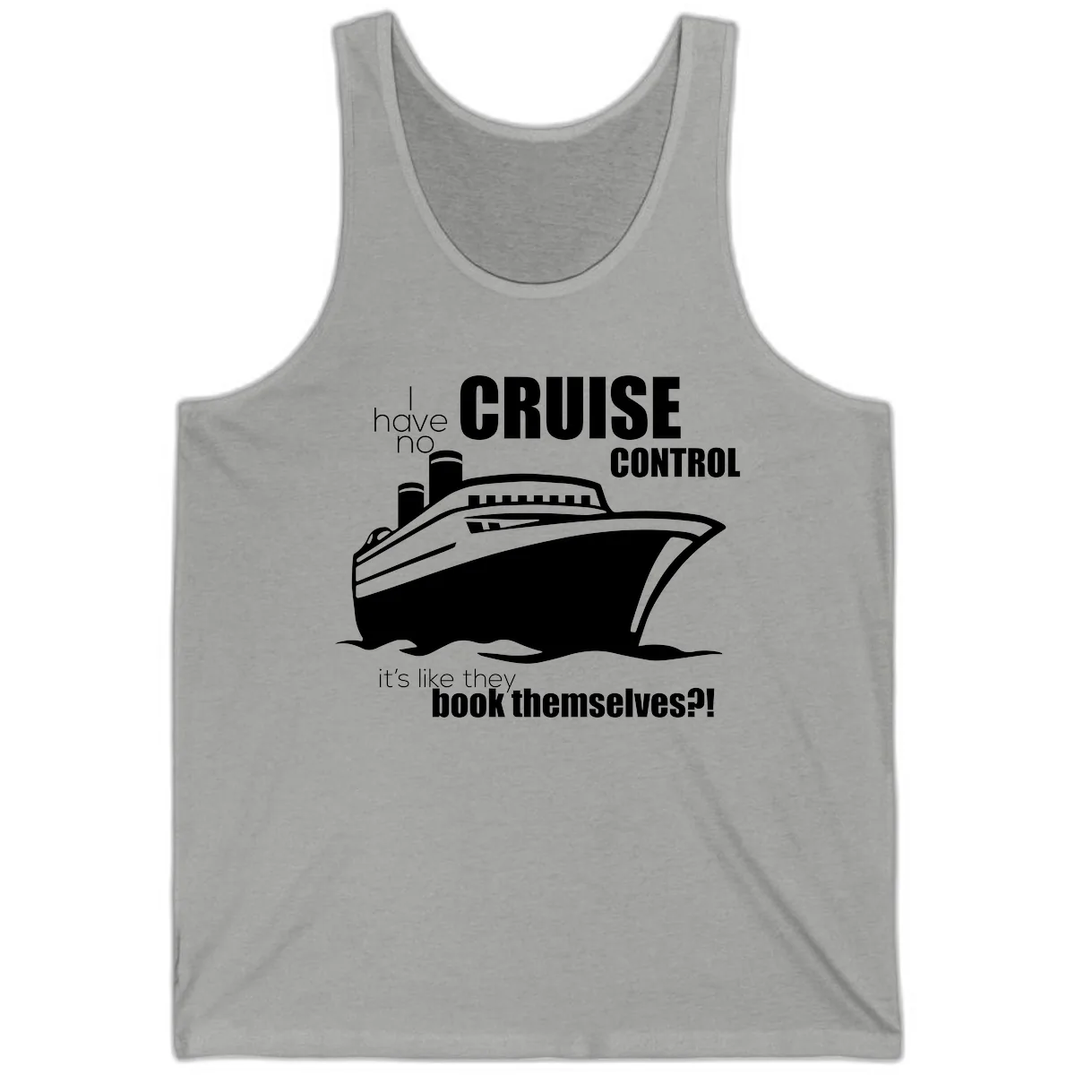 No Cruise Control Tank in Athletic Heather