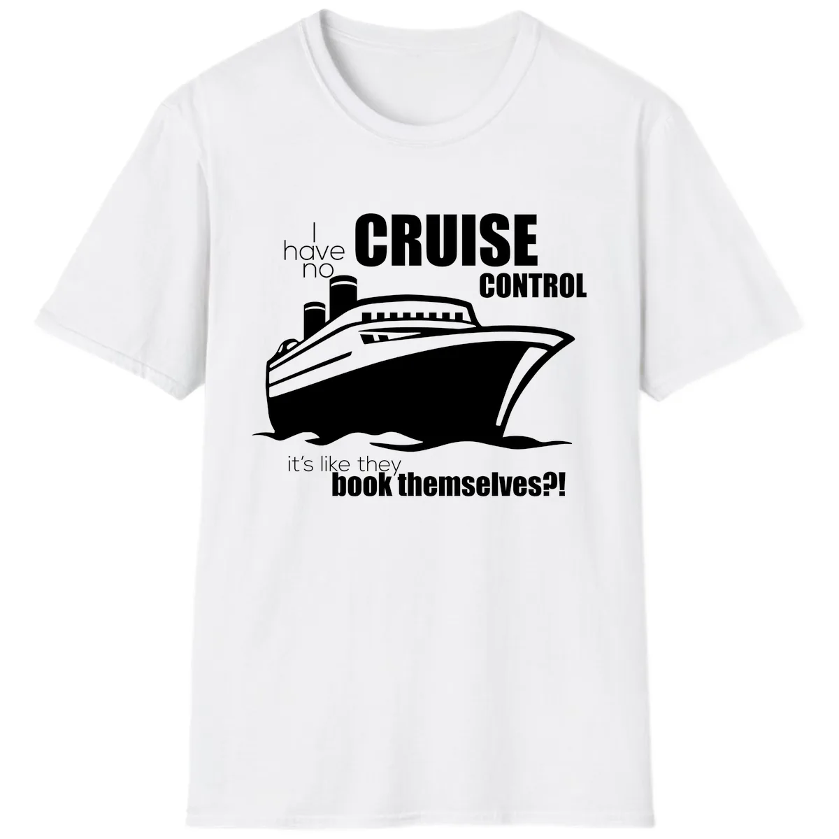 No Cruise Control T-Shirt in White