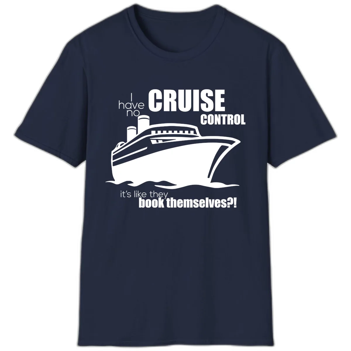 No Cruise Control T-Shirt in Navy